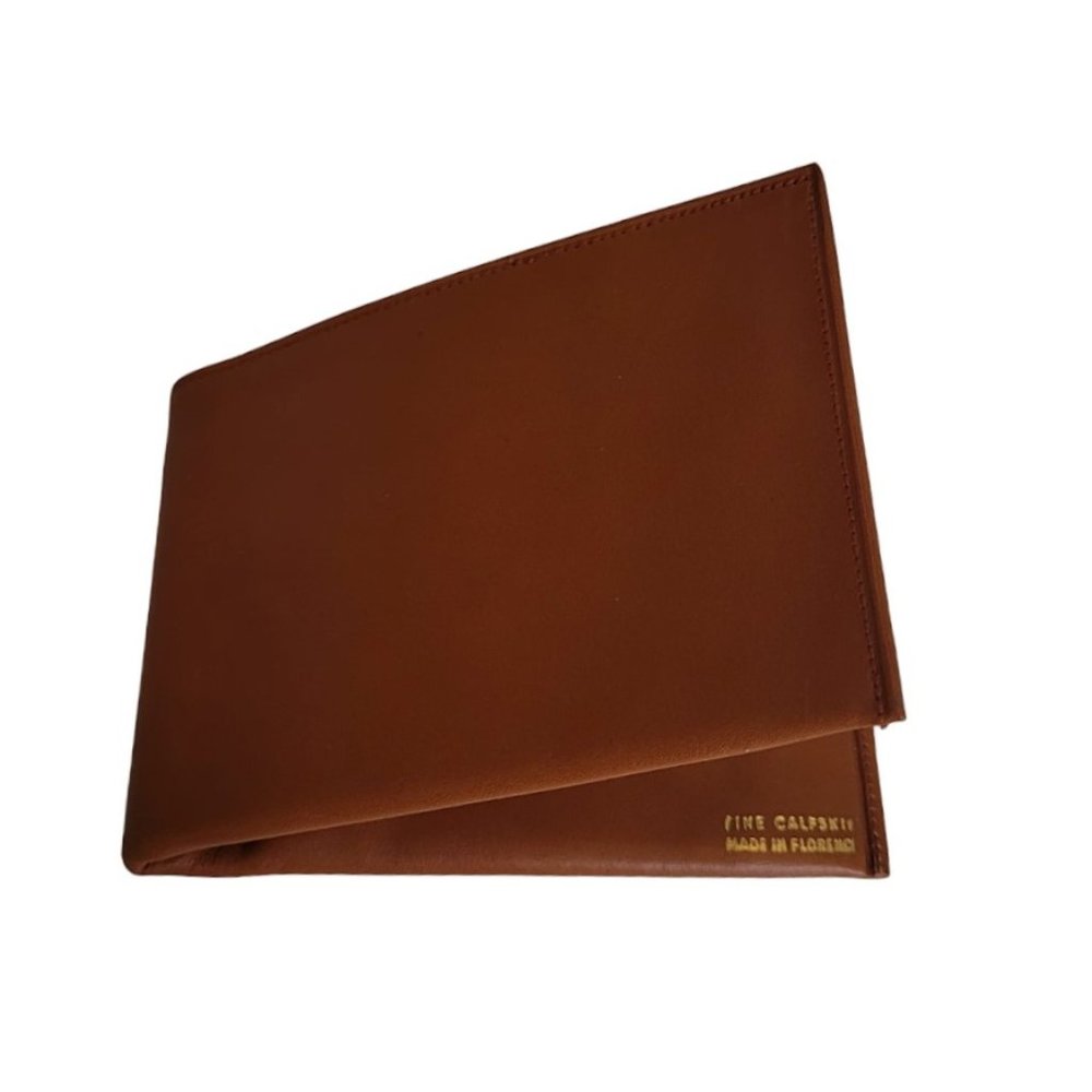 NWOT LEATHER Men | Unisex Wallet, Made in Italy - Tan